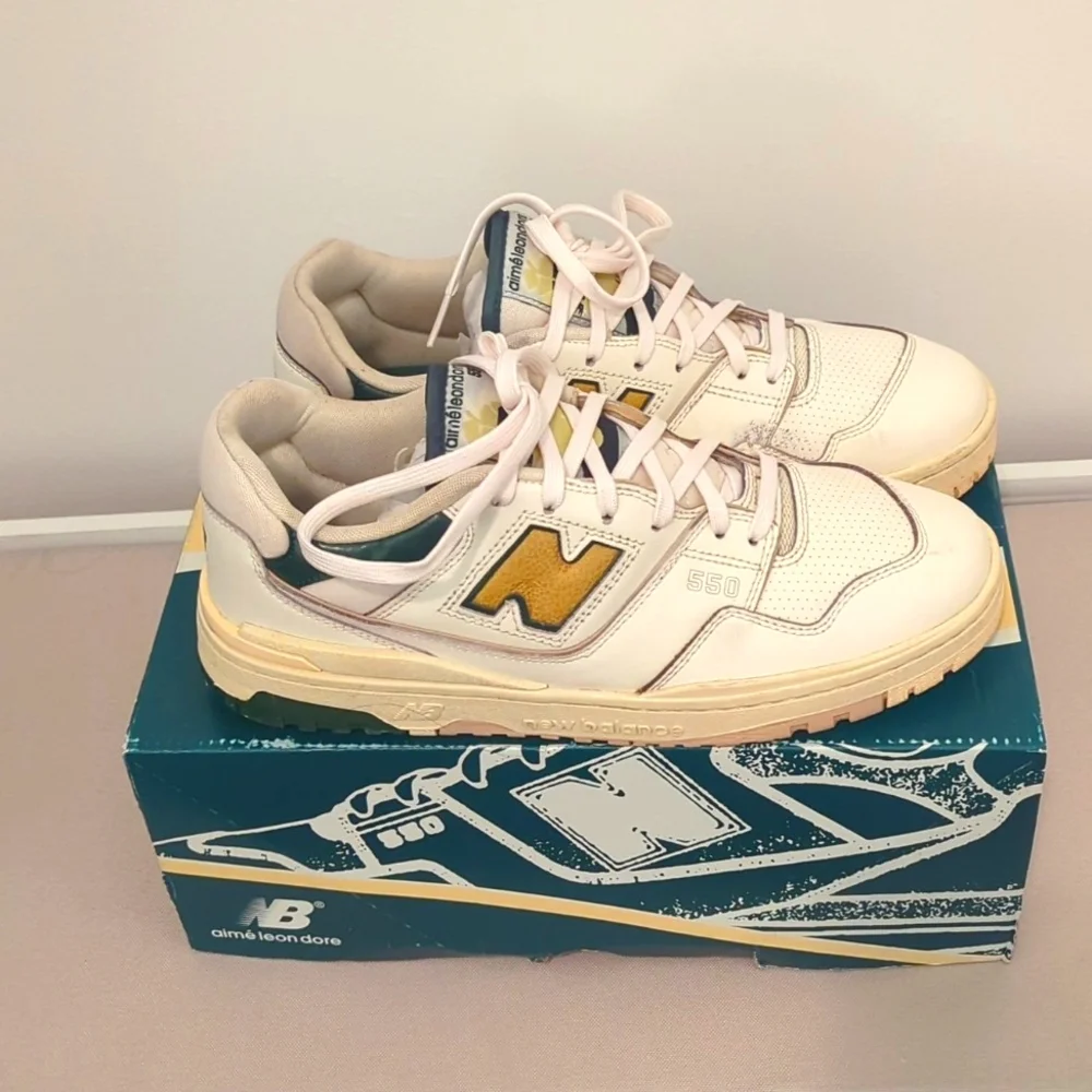 Aime Leon Dore X550 Men's New Balance Size 10 Green & Yellow - Picture 1 of 5